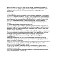 Diagnoza  rozwoju i środowiska dziecka- podstawowe zagadnienia