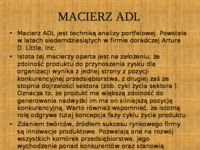 Metody portfelowe w zarządzaniu