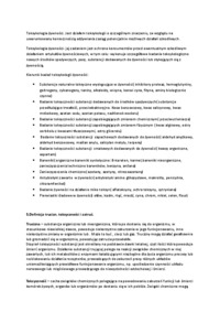 toksykologia - wykłady