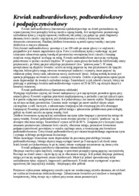 Krwiak nadtwardówkowy, podtwardówkowy i podpajęczynówkowy