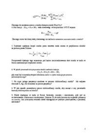Studia II stopnia, Kraków, AGH, wydział metali nieżelaznych, metalurgia, specjalność - metalurgia metali nieżelaznych, egzamin wstępny, test, SUM, zagadnienia