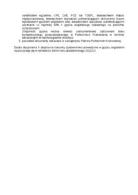 Studia II stopnia, Kraków, Politechnika Krakowska, budownictwo w języku angielskim, stacjonarne, kryteria przyjęć, informacja, Cracow University of Technology, construction in English, full-time