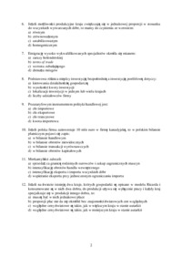 Studia II stopnia, Szkoła Główna Handlowa, stacjonarne/niestacjonarne, test, SUM, zagadnienia na studia, część 8.