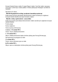 Kryteria przyjęć II stopnia, filozofia, Uniwersytet Pedagogiczny, Kraków