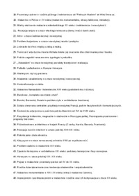 Egzamin wstępny II stopnia, historia sztuki, Uniwersytet Jagielloński, Kraków