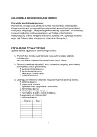 Egzamin wstępny II stopnia, biotechnologia, Uniwersytet Jagielloński, Kraków