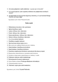 Egzamin licencjacki 2011 - egzamin wstępny II stopnia, fizyka, Uniwersytet Jagielloński, Kraków