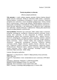 Teoretyczne podstawy wychowania