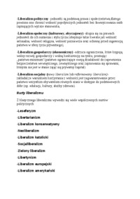 Liberalizm referat