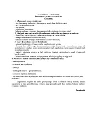 Zagadnienia i opracowania do egzaminu