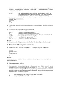 Podstawowe polecenia systemu Unix