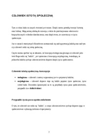 Socjologia - praca zaliczeniowa