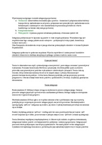 Integracja europejska - zagadnienia