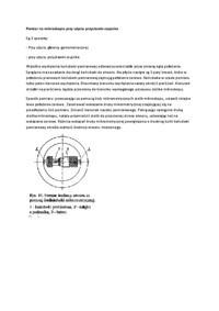Metrologia - opis przekrojów