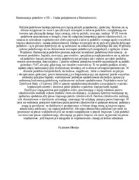 Rachunkowość, harmonizacja podatków - wykład