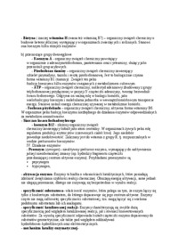 Enzymy biochemia - zagadnienia na kolokwium