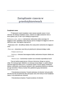 Zarządzanie czasem
