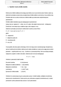 Optoelementy elektroniczne - laboratorium