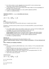 Miary efektywności zarządzania portfelem