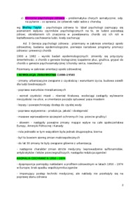 Psychologia zdrowia i choroby