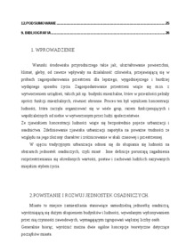 Urbanizacja - praca zaliczeniowa