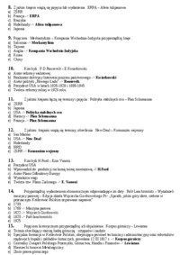 Historia gospodarcza - egzamin