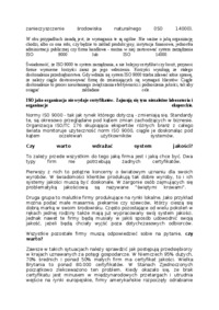 Zarządzanie wg norm ISO