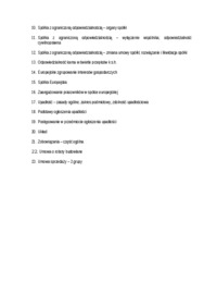 Prawo gospodarcze - zakres materiału