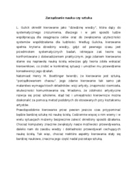 Zarządzanie - nauka czy sztuka