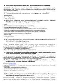 Koncepcje integracji europejskiej - egzamin