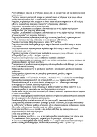 opracowanie - prognoza ekonomiczna