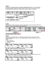 Podatek Vat - zadania - Podatek naliczony