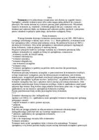 Testament - wykłady prawo