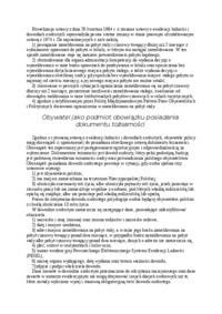 Obywatel jako podmiot praw i obowiązków osobowych.