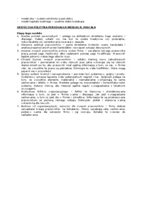 MODELE POLITYKI PERSONALNEJ