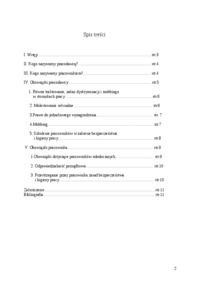 Obowiazki pracownika i pracodawcy - praca