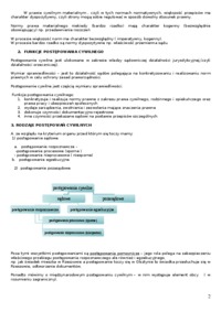 Postępowanie cywilne - wykłady