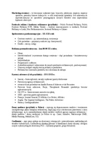 Opracowanie do egzaminu - Fast Moving Consumer Goods