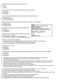 Finanse międzynarodowe - test -  Kurs stały