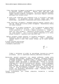 Statyczna próba rozciągania z dokładnym pomiarem wydłużenia