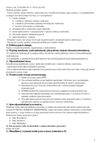 Ekologia, kategorie kosztów- pytania i odpowiedzi