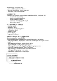 Bazy danych - notatki z wykładów