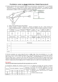 przykładowy zestaw zadań - badania operacyjne - Badania operacyjne