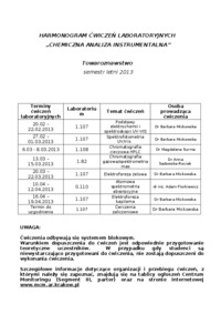 HARMONOGRAM analiza instr