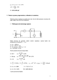 Pomiary impedancji - metody techniczne.
