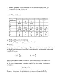 Pomiar impedancji - metody mostkowe