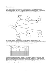 Automaty - automat logiczny