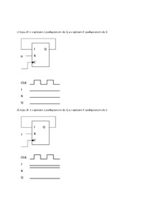 zadanie przebieg na wyjściu przerzutnika