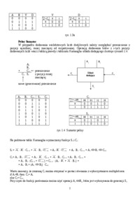 układy dodające- zasady dwójkowych układów