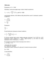 Wzmacniacz napięciowy z tranzystorem unipolarnym 